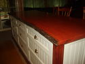 Redgum bench top